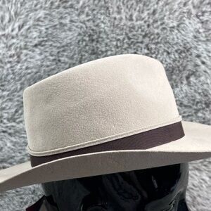 New Italy Panizza Kanguroo Fedora Hat Hamilton Waterproof Size 54 or 6 3/4